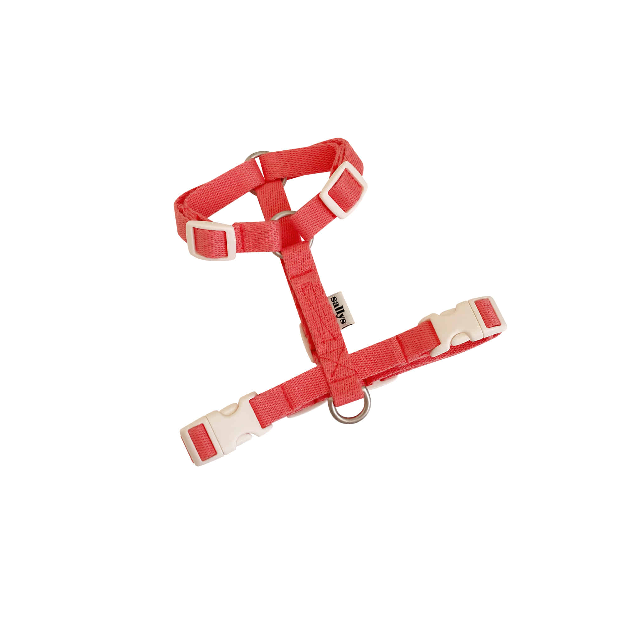 Classic H type harness (coral pink)