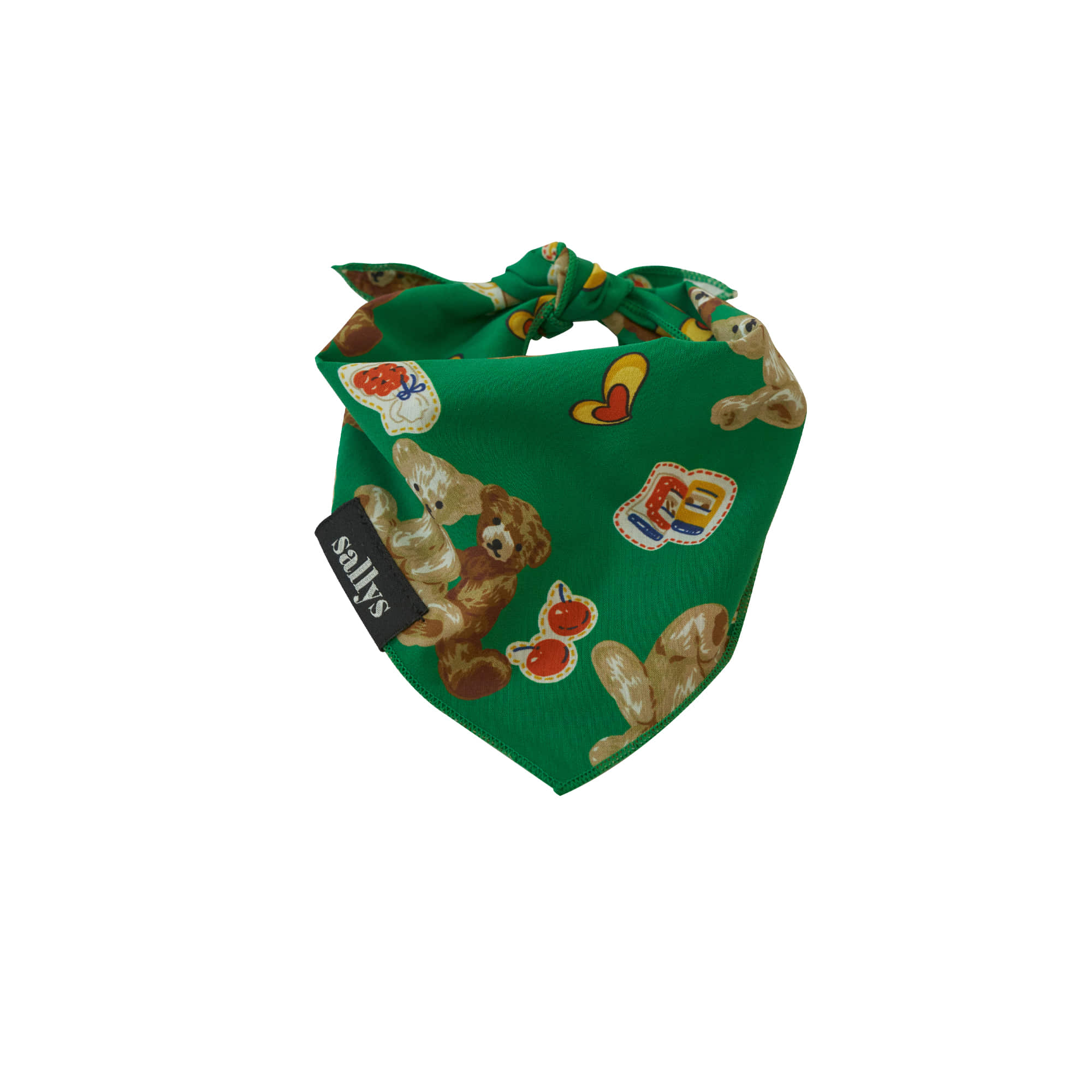 [2차] High teen bear bandana (Green)