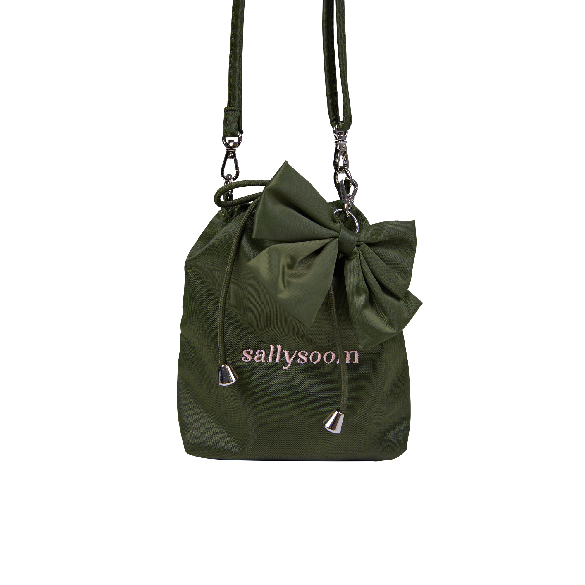Sallysoom Mini ribbon bag (khaki)