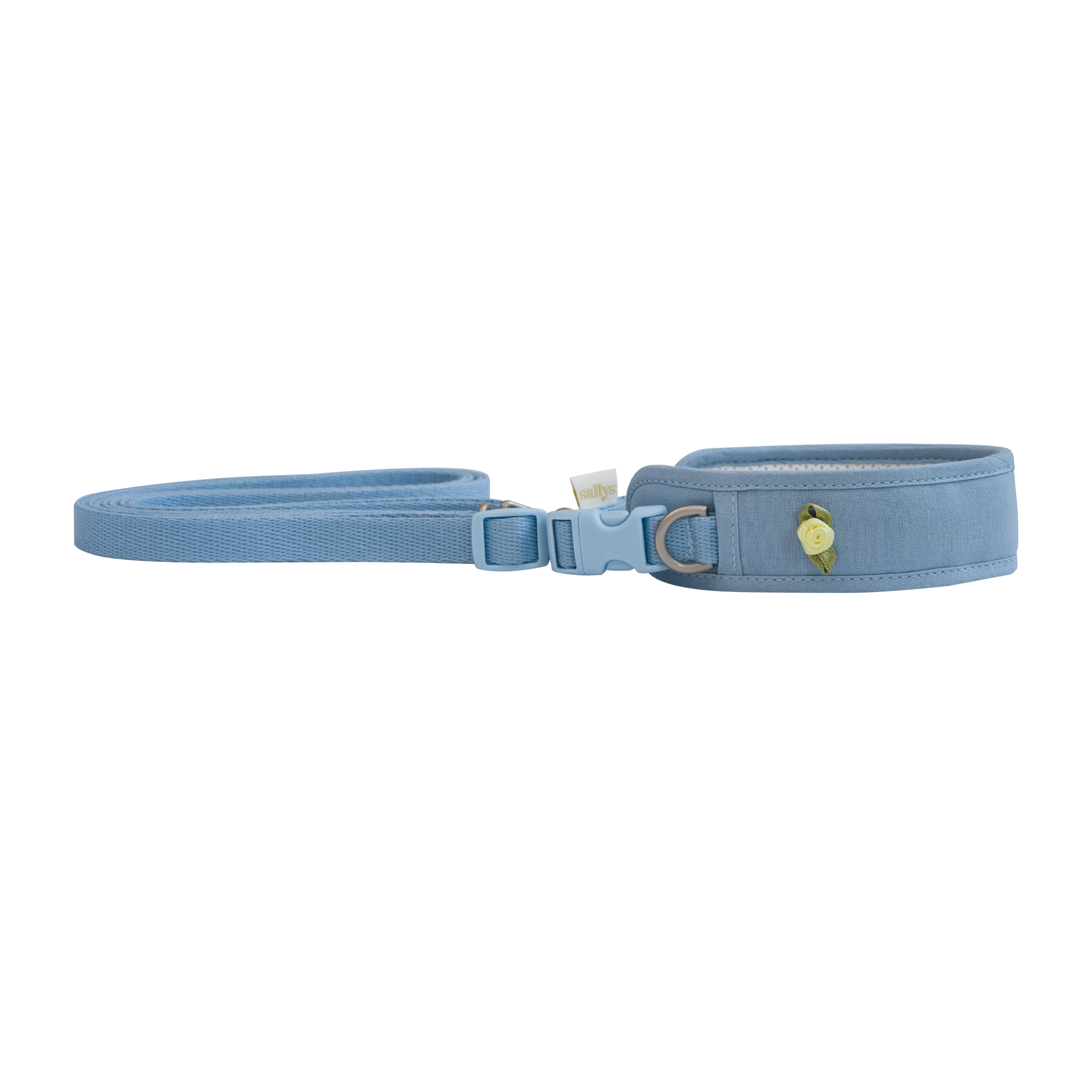 Holiday in paris two ways leash (sky blue)